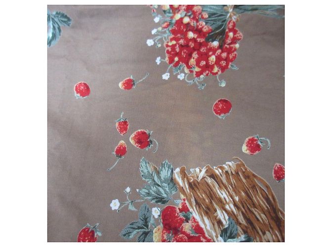Autre Marque Falda larga cruzada con estampado de frutas WONDERFUL WORLD Beige - vista 17