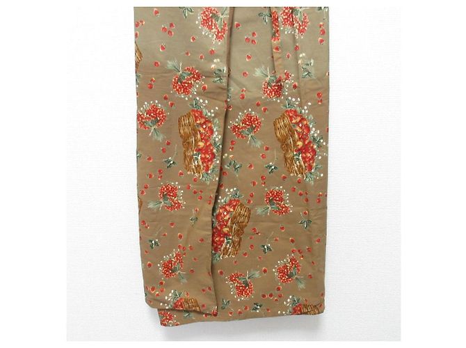 Autre Marque Falda larga cruzada con estampado de frutas WONDERFUL WORLD Beige - vista 4