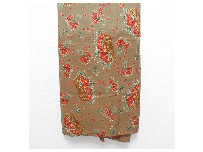 Autre Marque Falda larga cruzada con estampado de frutas WONDERFUL WORLD Beige - vista 5