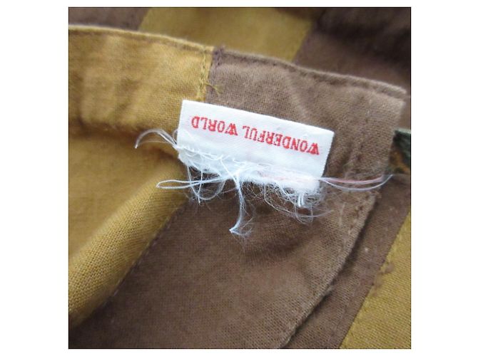 Autre Marque Falda larga cruzada con estampado de frutas WONDERFUL WORLD Beige - vista 8