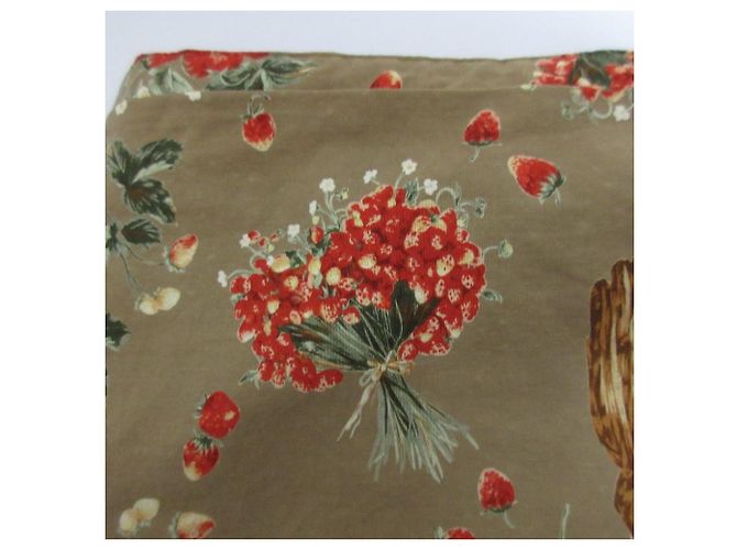 Autre Marque Falda larga cruzada con estampado de frutas WONDERFUL WORLD Beige - vista 9