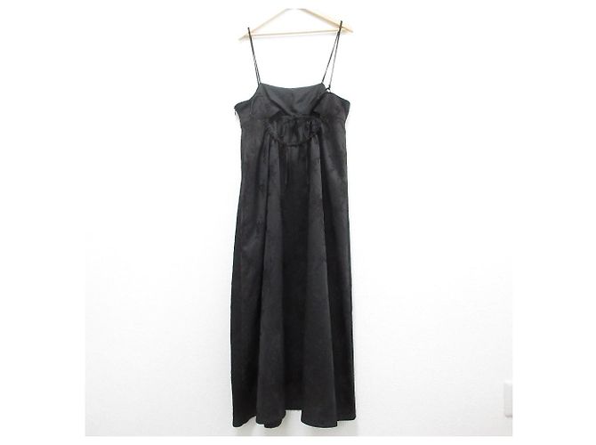 Autre Marque Ray BEAMS Jacquard-Camisole-Kleid Schwarz - Ansicht 2