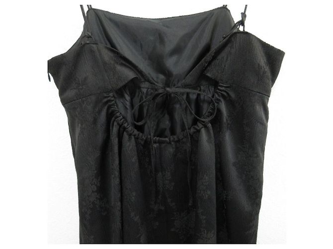 Autre Marque Ray BEAMS Jacquard-Camisole-Kleid Schwarz - Ansicht 4
