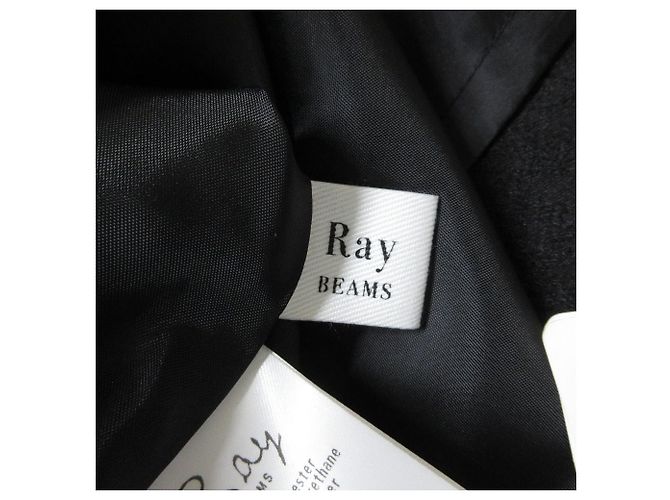 Autre Marque Ray BEAMS Jacquard-Camisole-Kleid Schwarz - Ansicht 7