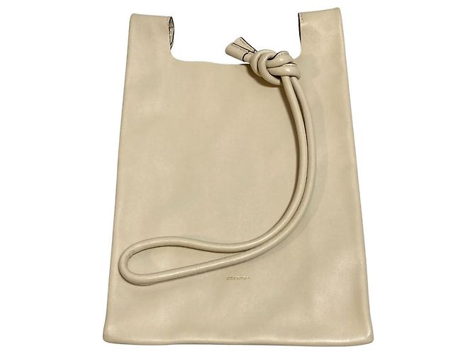 Autre Marque Borsa a tracolla e Tote Bag 2 way in pelle ORSETTO Beige - vista 12