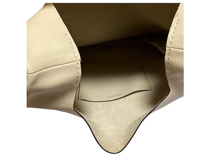 Autre Marque Borsa a tracolla e Tote Bag 2 way in pelle ORSETTO Beige - vista 7