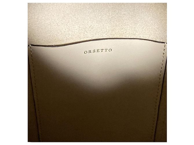 Autre Marque Borsa a tracolla e Tote Bag 2 way in pelle ORSETTO Beige - vista 8