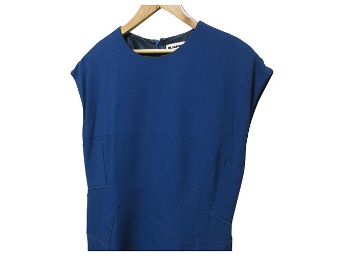 Jil Sander Kleid Blau - Ansicht 4