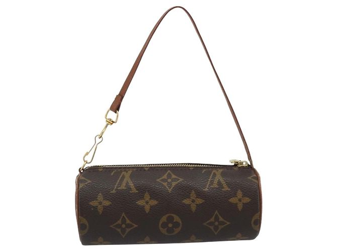 Louis Vuitton Papillon Pochette Monogram Canvas Mini Marrone - vista 2
