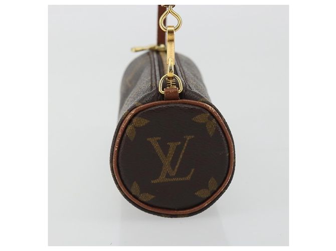 Louis Vuitton Papillon Pochette Monogram Canvas Mini Marrone - vista 3
