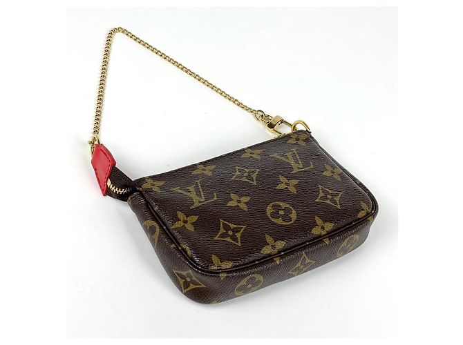 Louis Vuitton Mini Pochette Accessoires Vivienne Pochette Accessori Marrone - vista 2