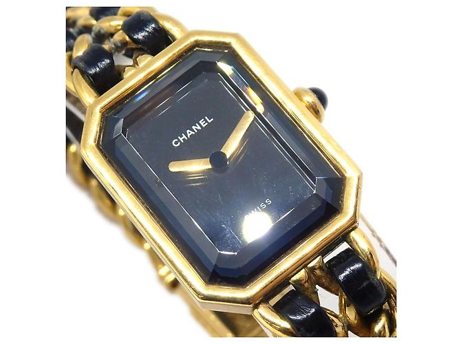 Chanel Premiere Rock Quartz Plated Metal and Leather 20 - vue 3