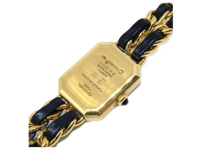 Chanel Premiere Rock Quartz Plated Metal and Leather 20 - vue 4