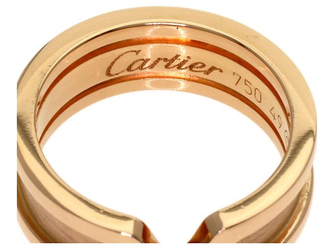 Anello Cartier C2 in oro rosa 18K - vista 5