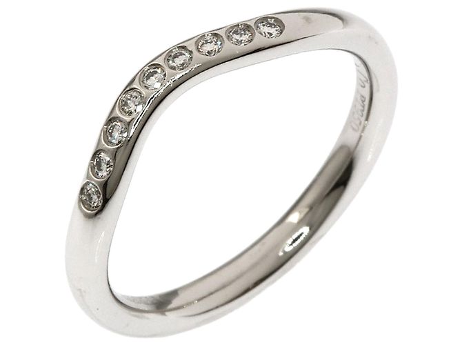 Tiffany & Co. Geschwungener Ring aus Platin - Ansicht 2