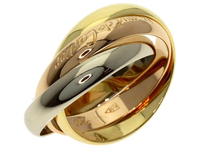 Anello Trinity in oro 18K Cartier - vista 2