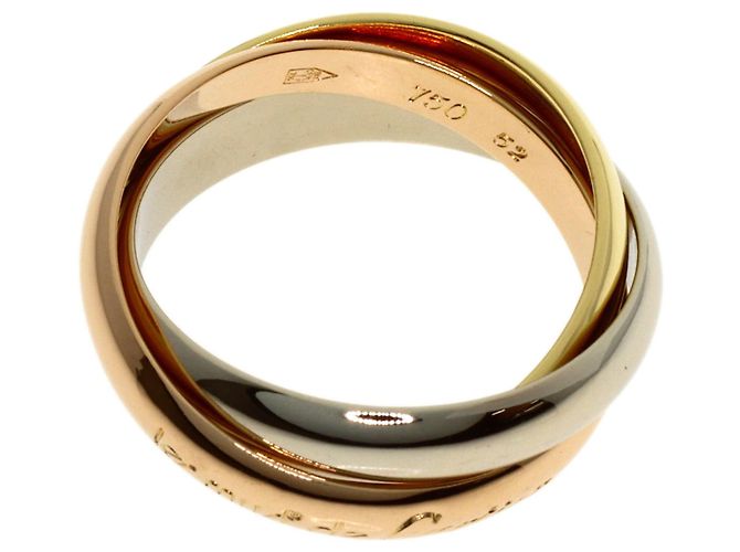 Anello Trinity in oro 18K Cartier - vista 3