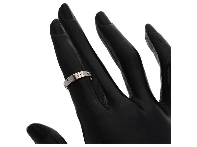 Anello Cartier Mini Love in oro bianco 18K - vista 5