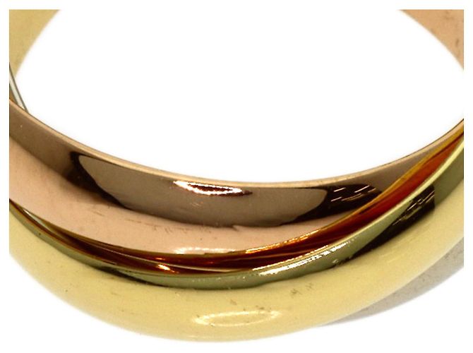 Anello Trinity Cartier Oro Rosa Bianco e Giallo 18K - vista 5