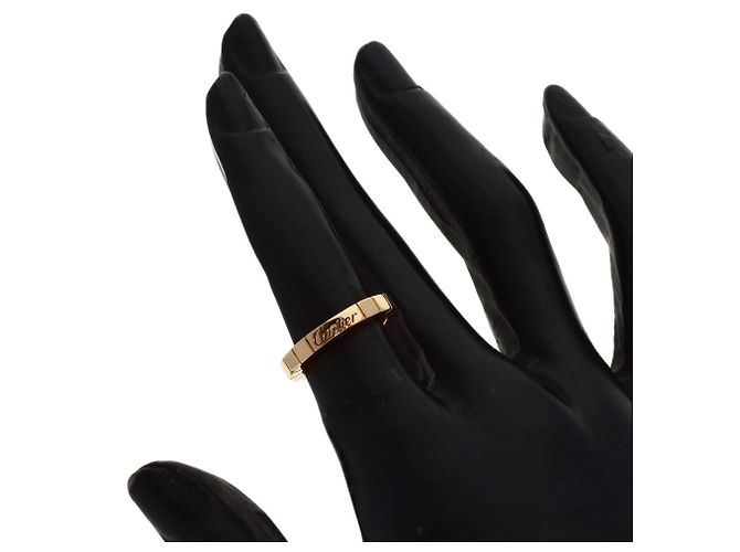 Anello Lanières in oro rosa 18K Cartier - vista 5