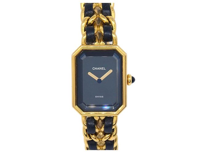 Chanel Premiere Rock Quartz Metal Banhado e Couro 20 - vista 2