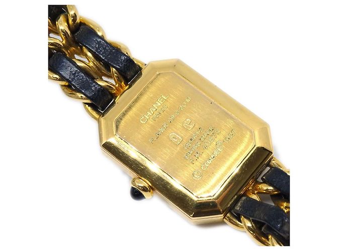 Chanel Premiere Rock Quartz Metal Banhado e Couro 20 - vista 4