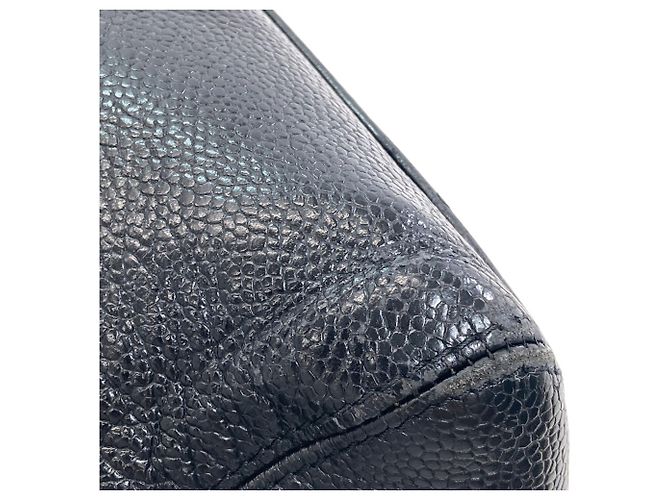 Borsa Tote Chanel Coco Mark con finiture dorate Nero - vista 11