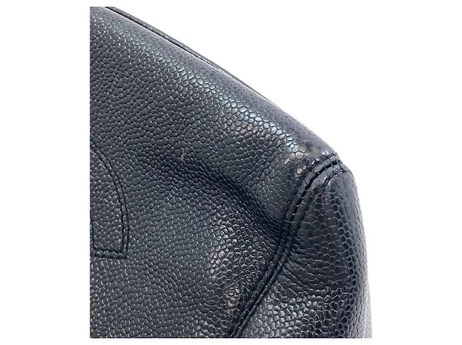 Borsa Tote Chanel Coco Mark con finiture dorate Nero - vista 12