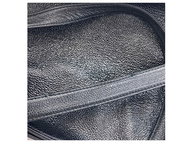 Borsa Tote Chanel Coco Mark con finiture dorate Nero - vista 15