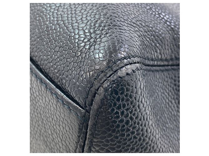 Borsa Tote Chanel Coco Mark con finiture dorate Nero - vista 17