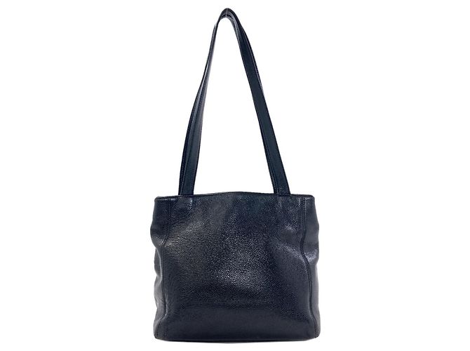 Borsa Tote Chanel Coco Mark con finiture dorate Nero - vista 2