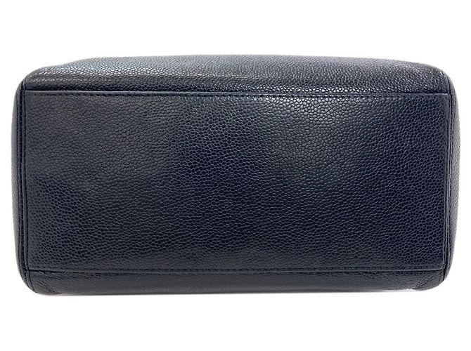 Borsa Tote Chanel Coco Mark con finiture dorate Nero - vista 4