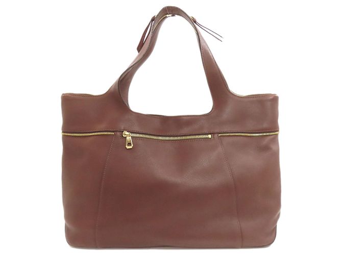 Borsa Tote Longchamp Imperial Marrone - vista 2