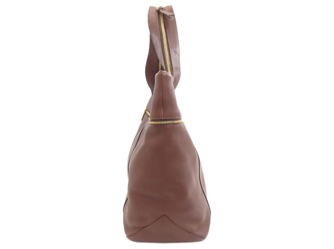 Borsa Tote Longchamp Imperial Marrone - vista 3