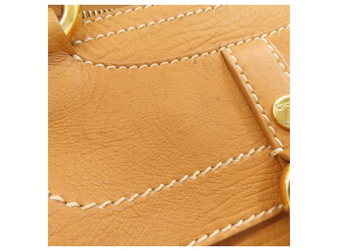 Céline Borsa Celine Boogie Bag in pelle Cammello - vista 11