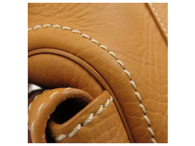 Céline Borsa Celine Boogie Bag in pelle Cammello - vista 14
