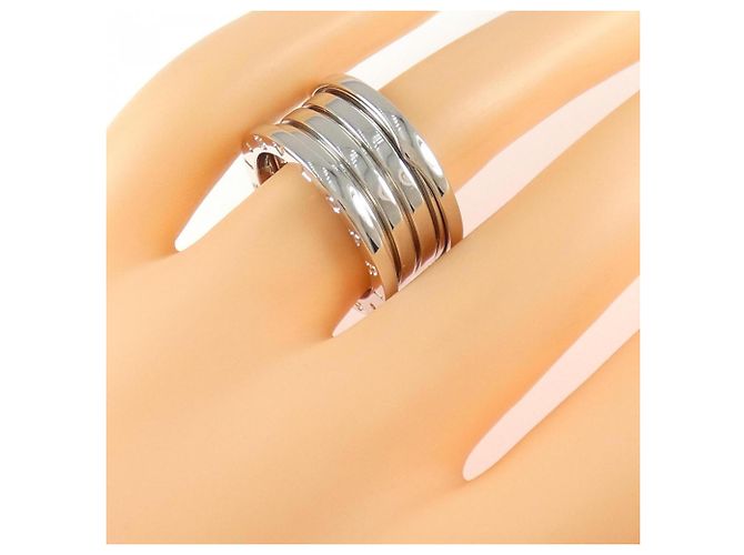 Bulgari Bvlgari B.zero1 4-Band Ring aus 18K Weißgold - Ansicht 3