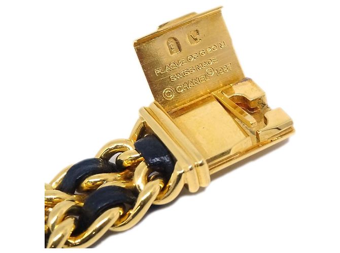 Chanel Premiere Rock Quartz Metallo Placcato e Pelle 20 - vista 7