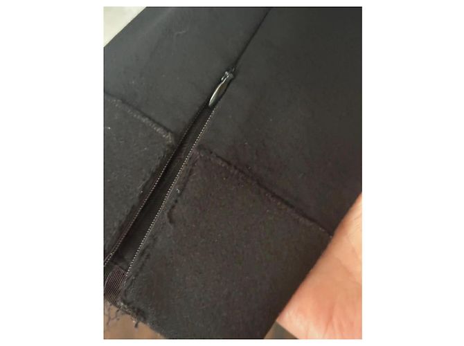 Dsquared2 Black Wool Blend Pants with Logo Tape - view 4