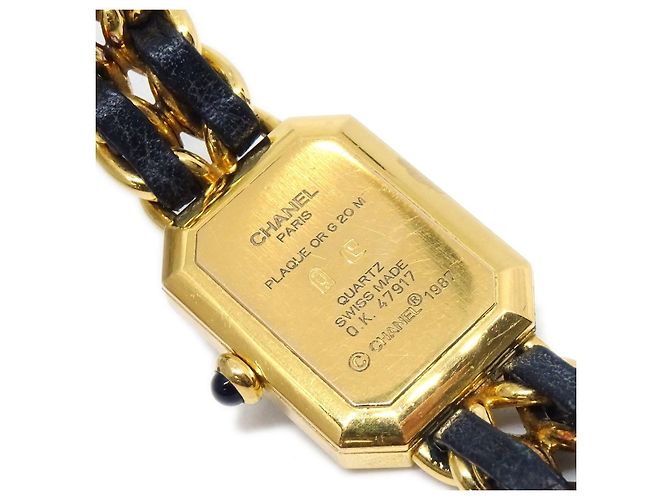 Chanel Premiere Rock Quartz Metallo Placcato e Pelle 20 - vista 3
