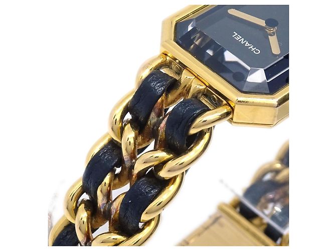 Chanel Premiere Rock Quartz Metallo Placcato e Pelle 20 - vista 7