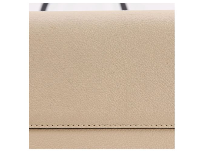 Borsa Tote Louis Vuitton Lockme Nero Beige - vista 9