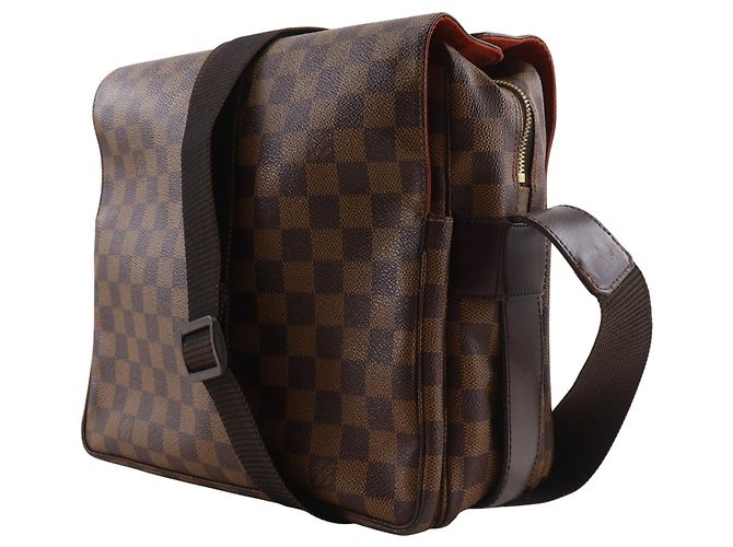 Borsa a Spalla Louis Vuitton Naviglio Marrone - vista 2