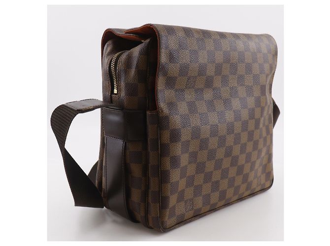 Borsa a Spalla Louis Vuitton Naviglio Marrone - vista 3