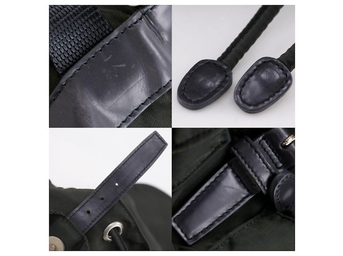 Prada Khaki Nylon Backpack - view 11