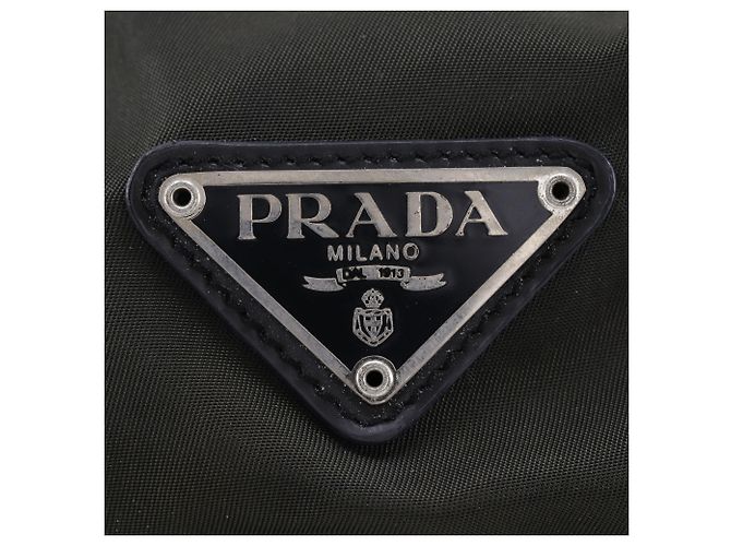 Prada Khaki Nylon Backpack - view 13