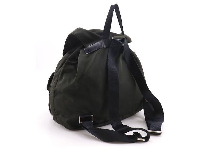 Prada Khaki Nylon Backpack - view 3