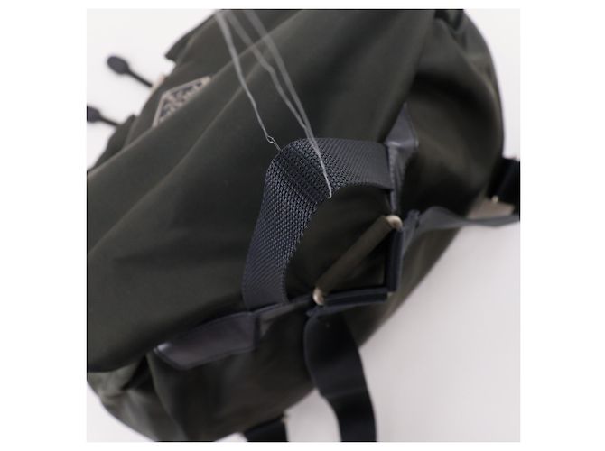 Prada Khaki Nylon Backpack - view 5
