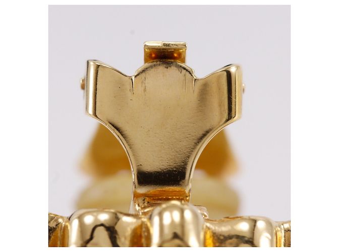 Orecchini a clip placcati in oro Christian Dior - vista 10