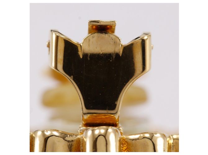 Orecchini a clip placcati in oro Christian Dior - vista 12